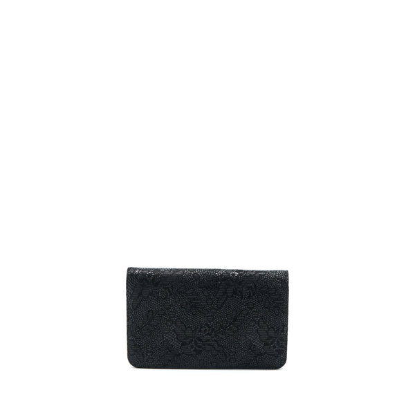 Chanel Seasonal Wallet On Chain Fabric Black SHW