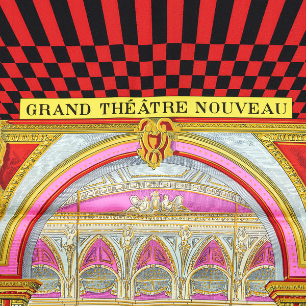 Hermes 90cm Silk Scarf Grand Theatre Nouveau Multicolour