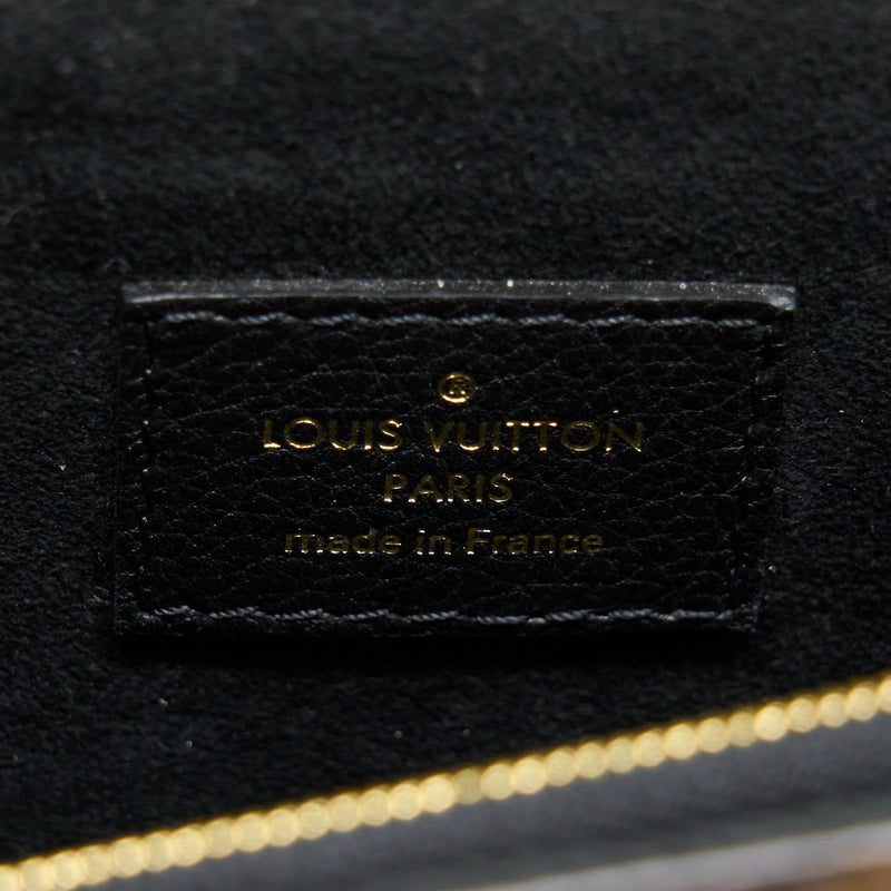 Pre-Owned LOUIS VUITTON Louis Vuitton Victoire Shoulder Bag M41730 Monogram  Canvas Calfskin Brown Black Gold Hardware Chain (Good)