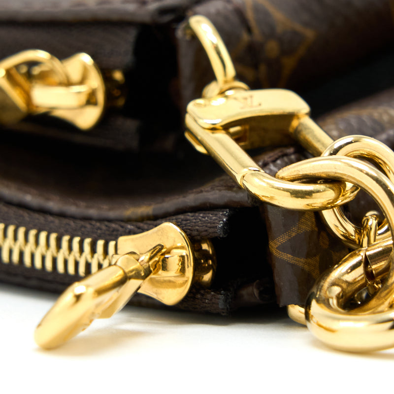 gold lv purse chain