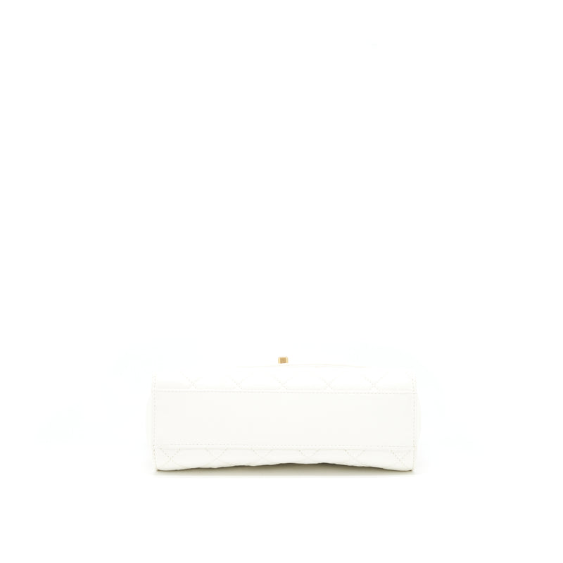 Chanel Seasonal Flap Bag Lambskin White GHW