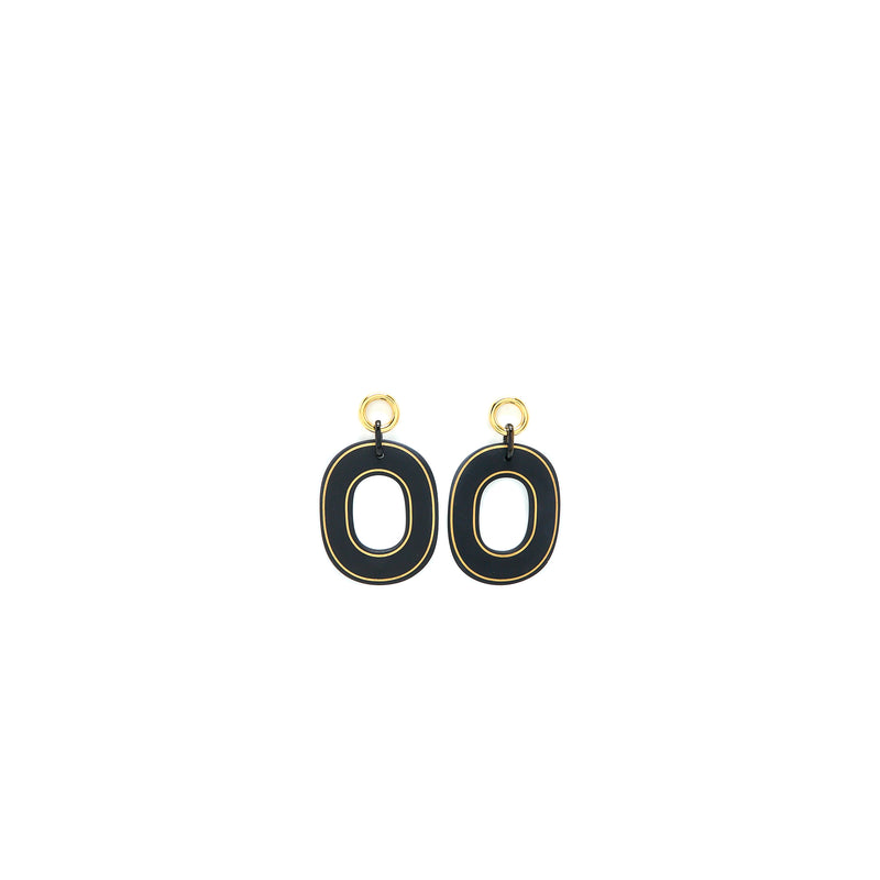 Hermes Boucles D'oreilles Kara Précieux Earrings Gold Tone