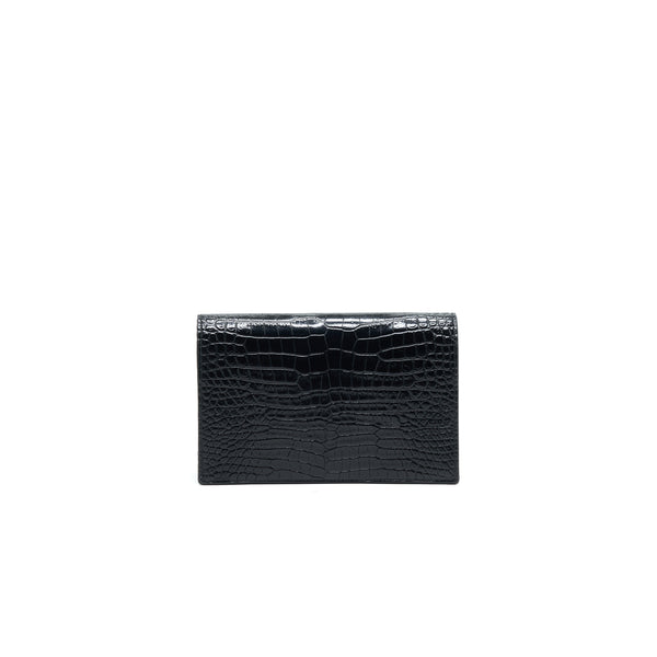 Saint Laurent /YSL Kate Small Chain Wallet with Tassel Black GHW