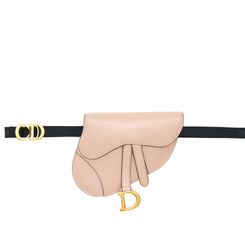 Dior Saddle Pouch Belt bag Beige GHW