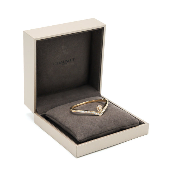 Chaumet Size 15 Josephine Aigrette Bracelet Rose Gold Diamonds