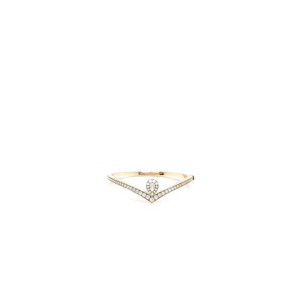 Chaumet Size 15 Josephine Aigrette Bracelet Rose Gold Diamonds