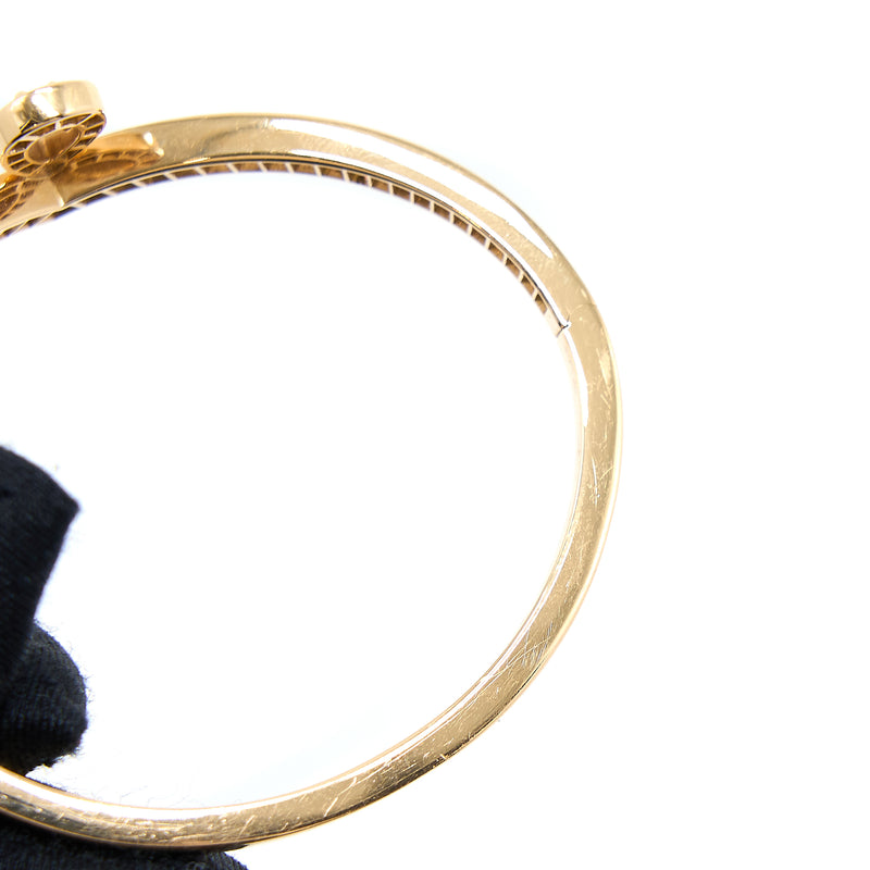 Chaumet Size 15 Josephine Aigrette Bracelet Rose Gold Diamonds