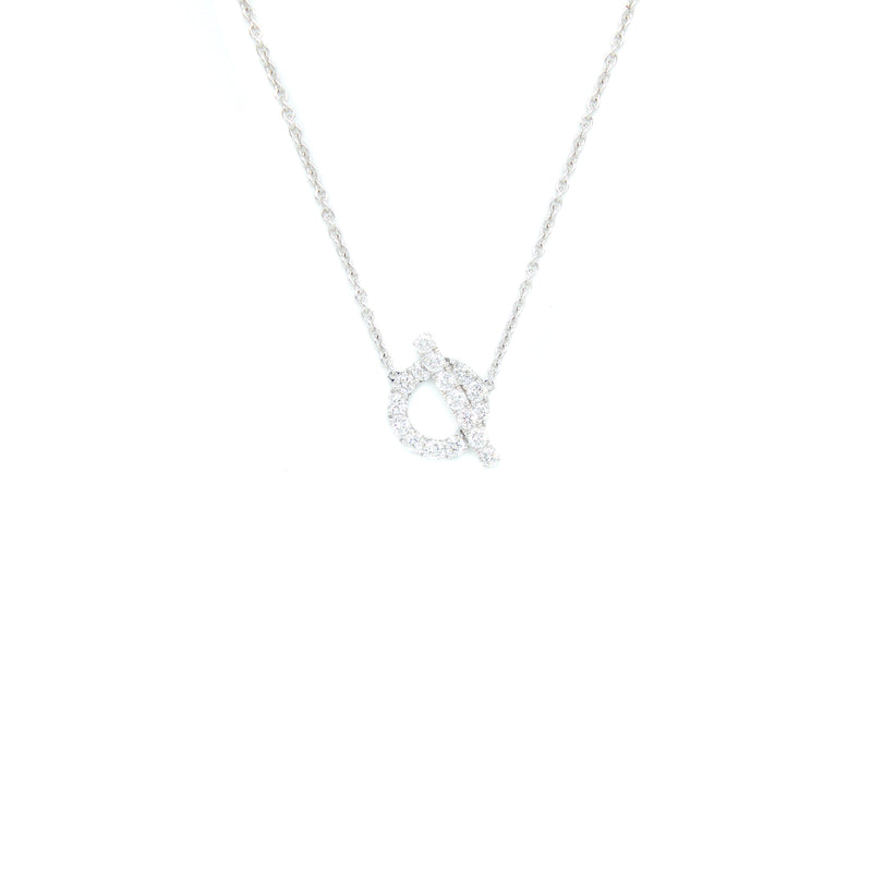 Hermes diamond online necklace