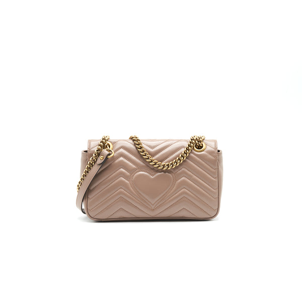 GUCCI GG MARMONT SMALL SHOULDER BAG BEIGE