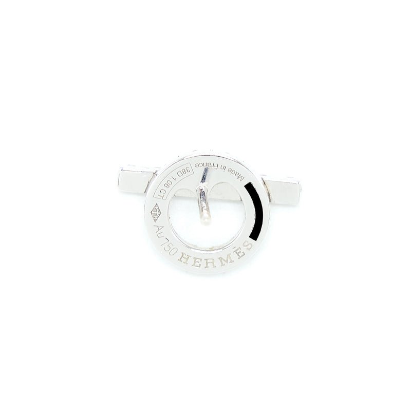 Hermes Finesse Earrings White Gold Diamonds