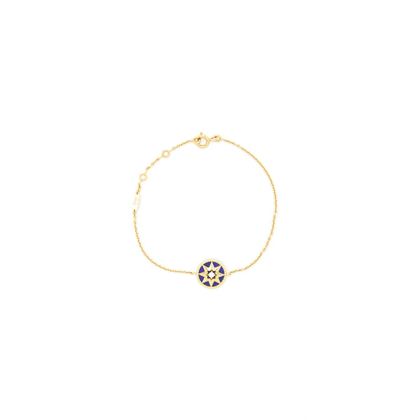Dior Rose Des Vents Bracelet Yellow Gold Semi Precious Stone Diamond