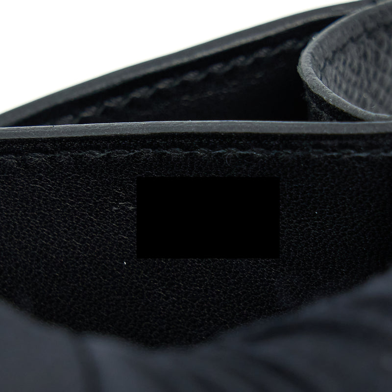 Hermes Constance 24 Epsom Black RGHW Stamp A