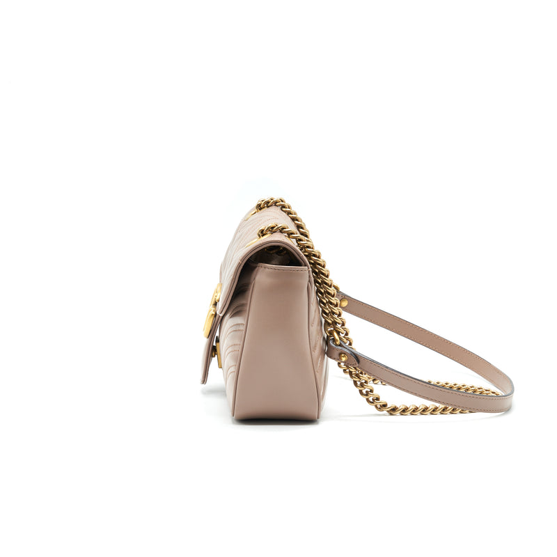 GUCCI GG MARMONT SMALL SHOULDER BAG BEIGE