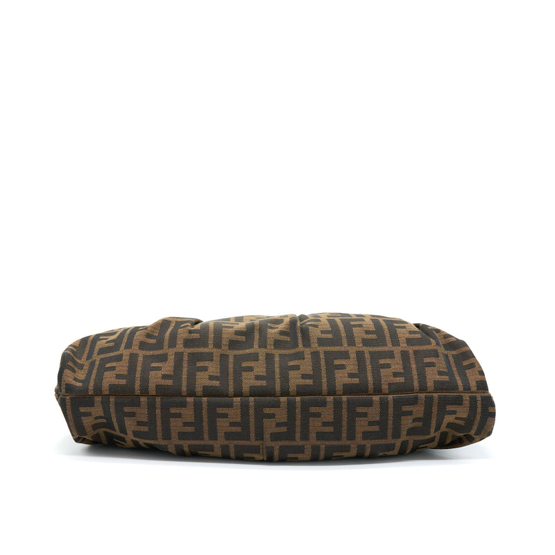 Fendi Zuuca Chef Flap Bag Canvas GHW