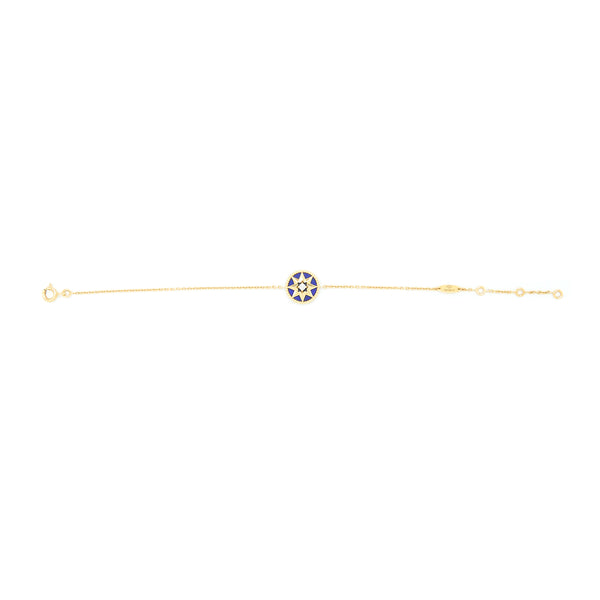 Dior Rose Des Vents Bracelet Yellow Gold Semi Precious Stone Diamond