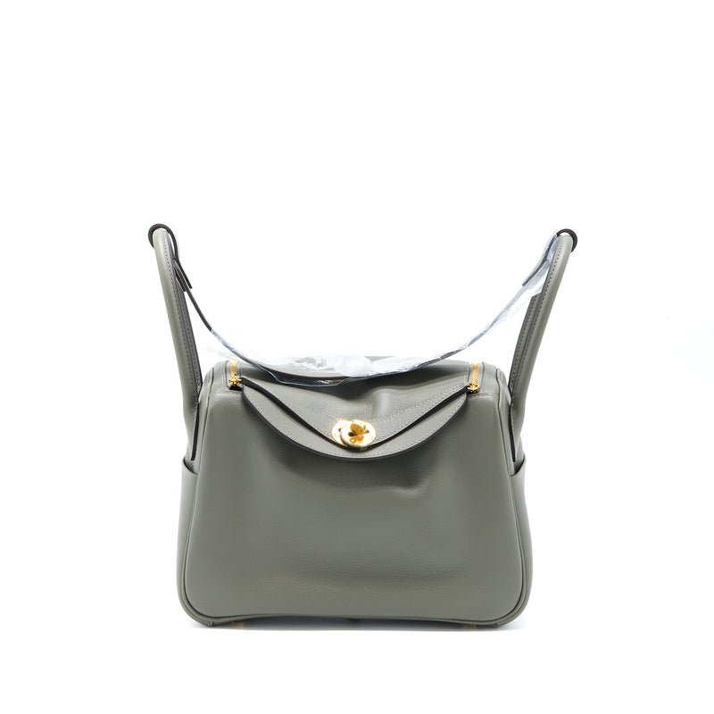 Hermes Lindy 26 Evercolor 0L Gris Meyer GHW Stamp U