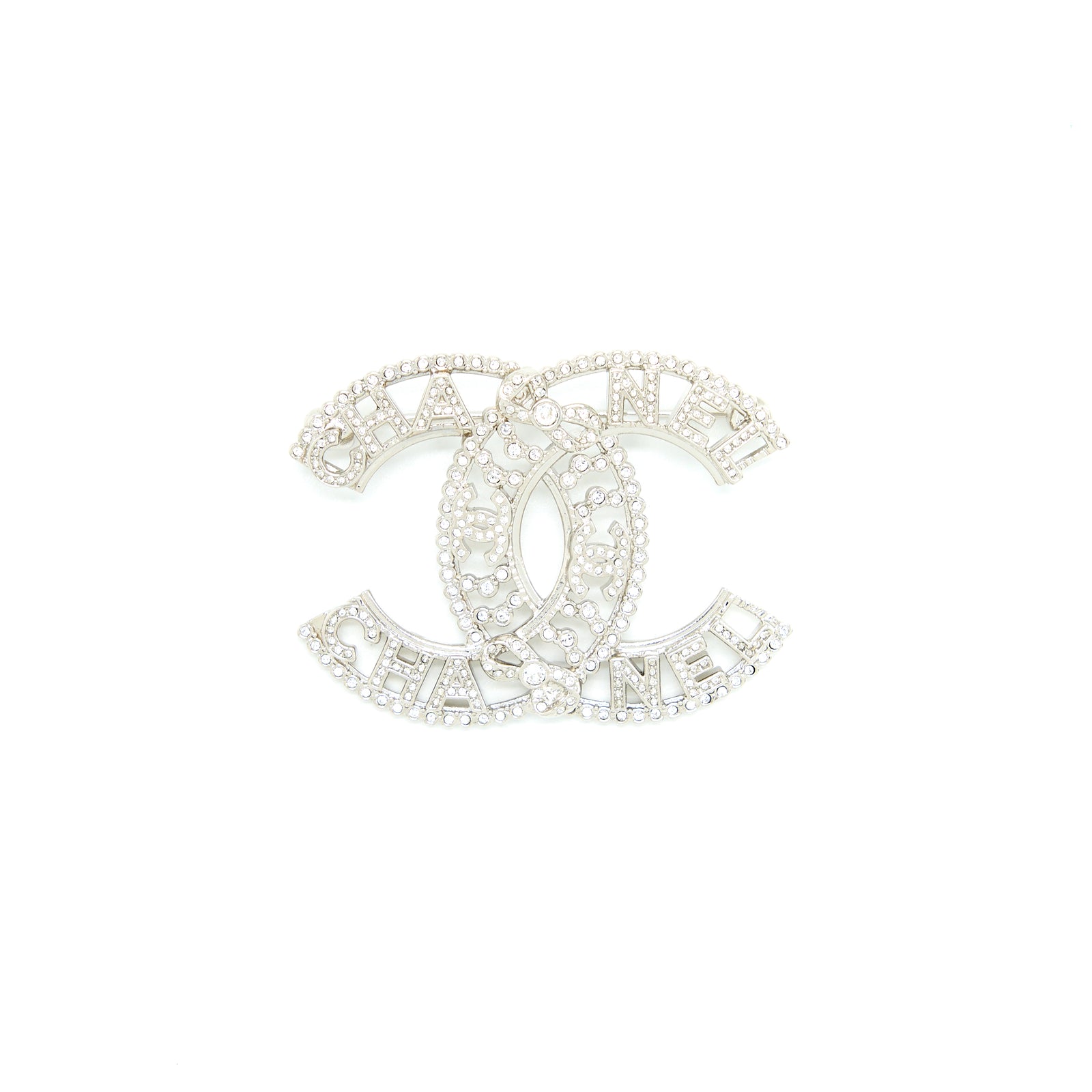 上品【CHANEL】 CCロゴ シルバーホワイト ブローチ 楽天市場】シャネル ブローチ ココマーク CCマーク シルバー