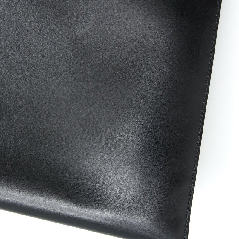 Hermes Kelly 32 Box Leather Black GHW Stamp Square G