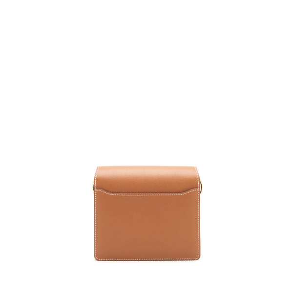 Hermes Mini Roulis Evercolor Gold GHW Stamp Z