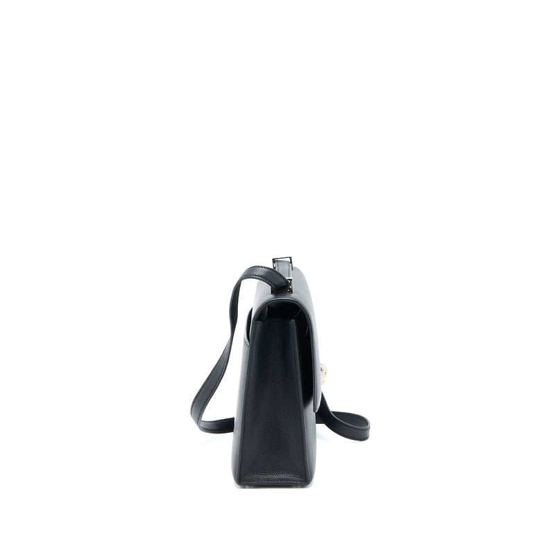 Hermes Sac Verrou 21 Epsom Black SHW Stamp A