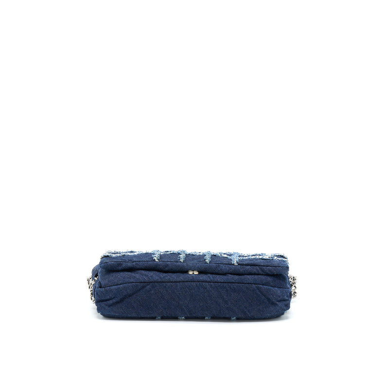 Chanel Small Denim Shoulder Bag SHW