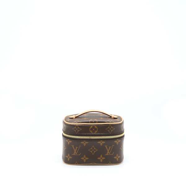 Louis Vuitton Nice Nano Toiletry Pouch Monogram Canvas GHW
