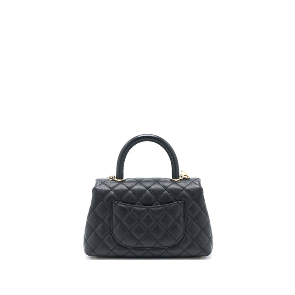 Chanel Small Coco Handle Caviar Black LGHW