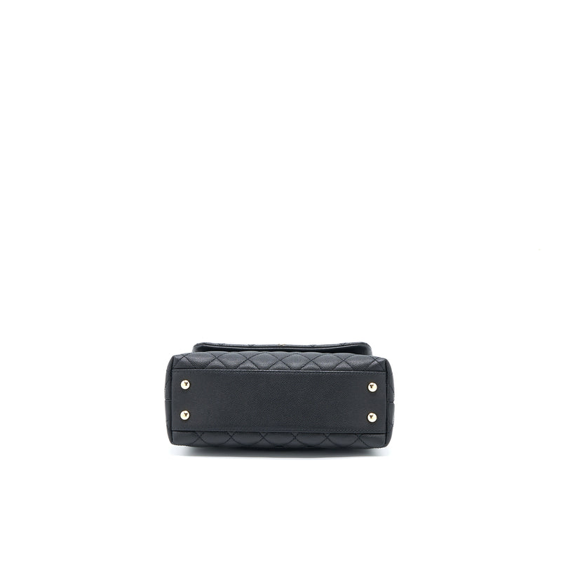 Chanel Small Coco Handle Caviar Black LGHW