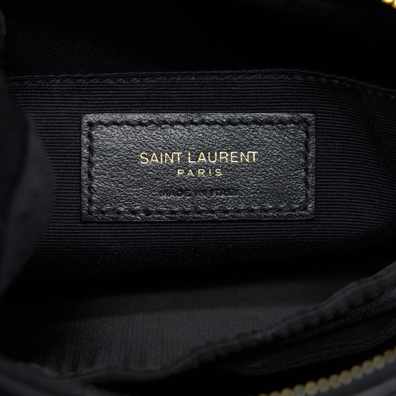 Saint Laurent/ YSL Lou Camera Bag Calfskin Black GHW