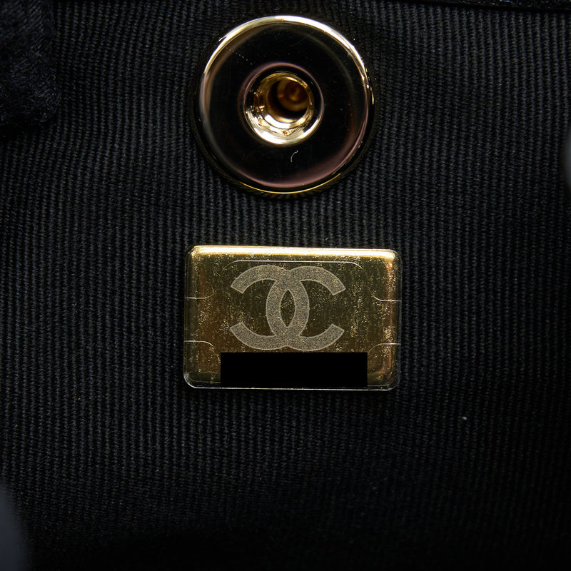 Chanel Duma Mini Backpack Black LGHW (Microchip)