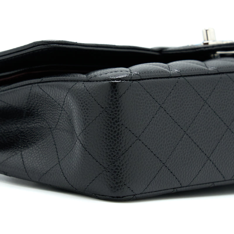 Chanel Classic Double Flap Bag Caviar Black SHW