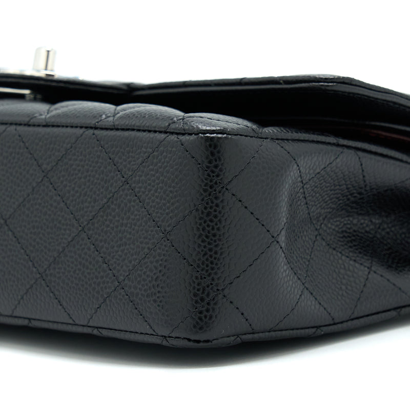 Chanel Classic Double Flap Bag Caviar Black SHW