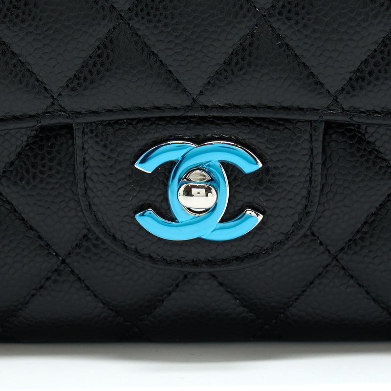 Chanel Classic Double Flap Bag Caviar Black SHW