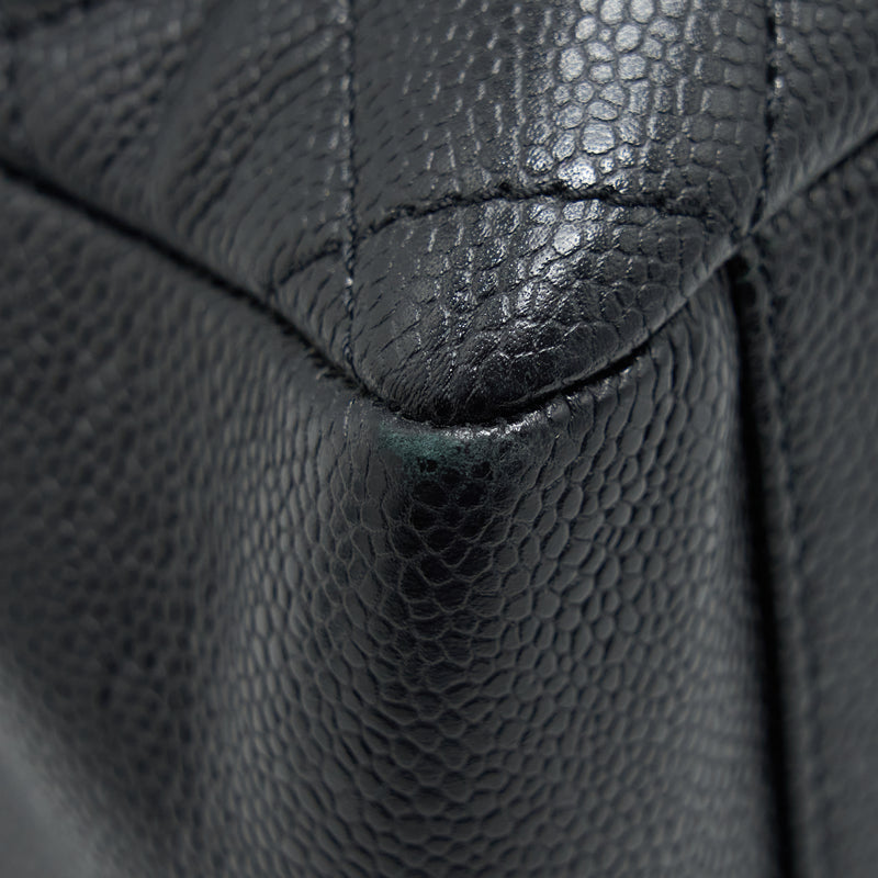 Chanel Grand Shopping Tote Bag Caviar Black SHW