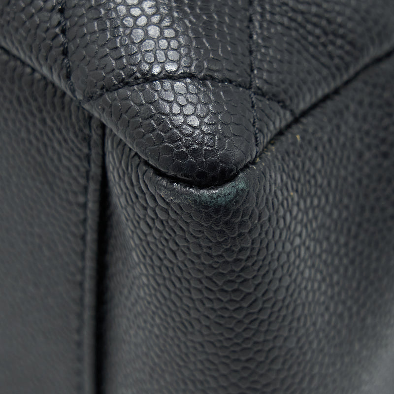 Chanel Grand Shopping Tote Bag Caviar Black SHW