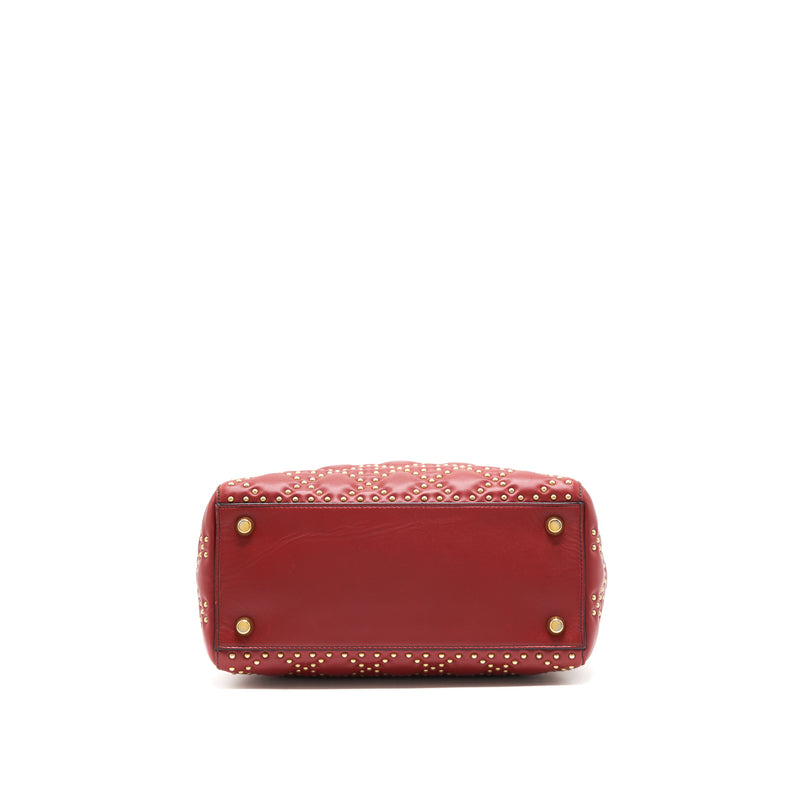 Dior Studded lady Dior Red GHW