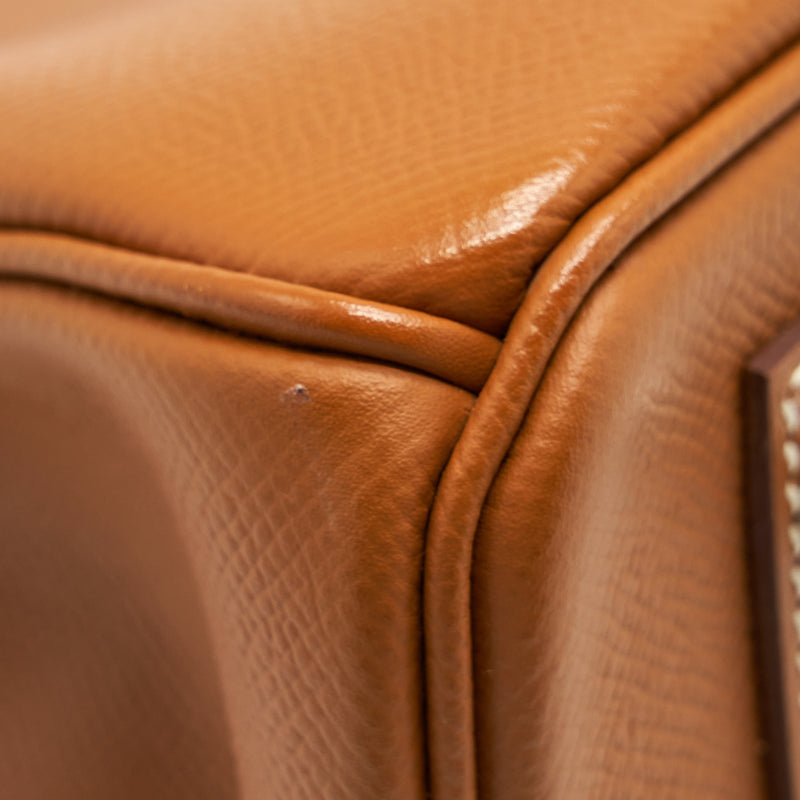 Hermes Birkin 30 Epsom Gold SHW Stamp C