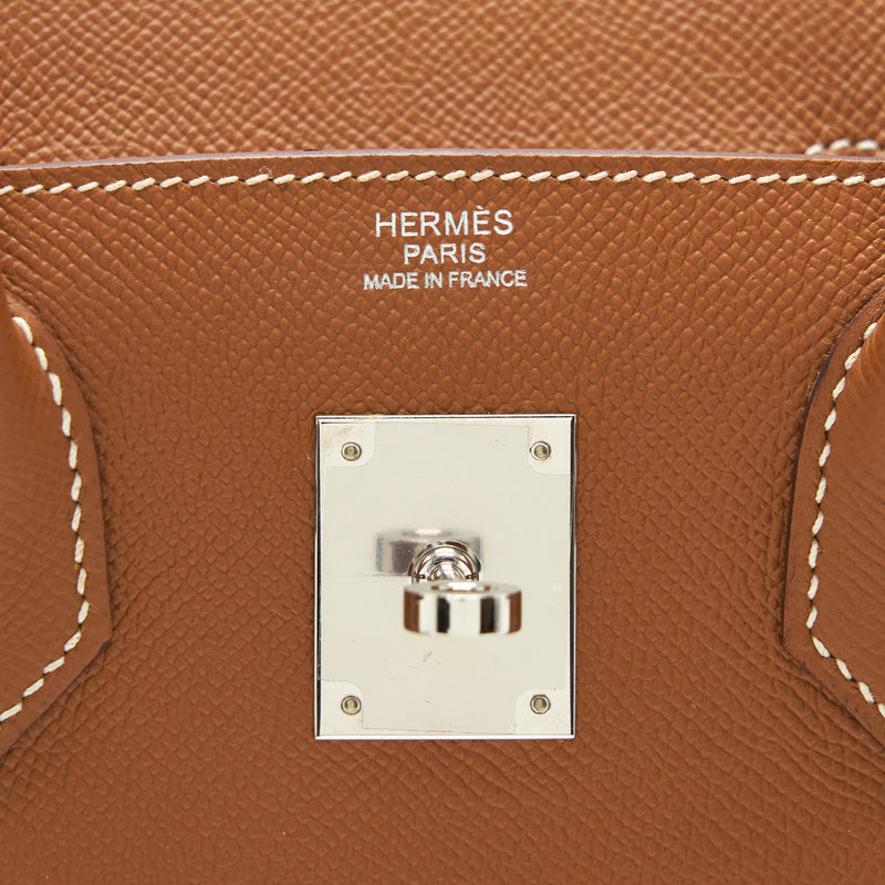Hermes Birkin 30 Epsom Gold SHW Stamp C