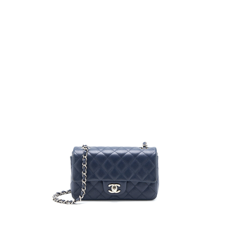 chanel classic flap with silver hardware bag