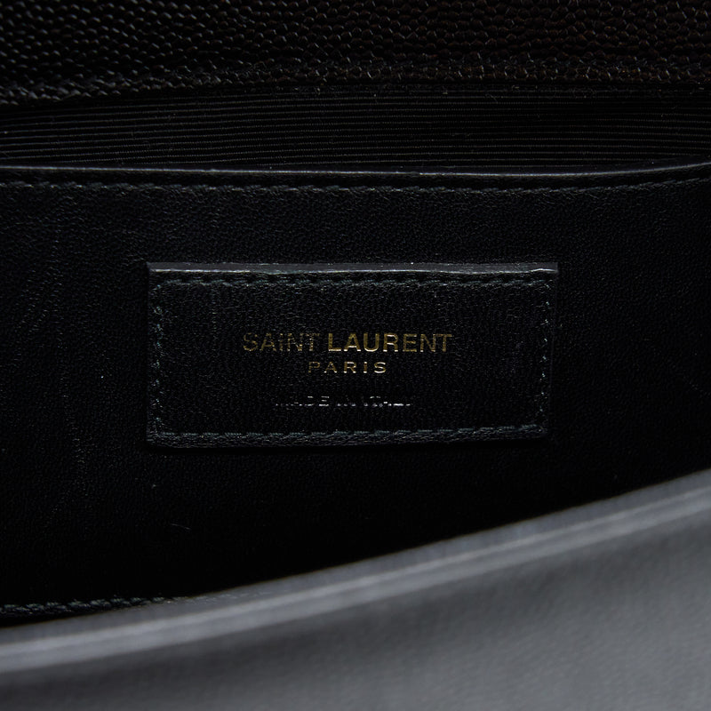 Saint Laurent/ YSL Medium Kate Bag Grained Calfskin Black GHW