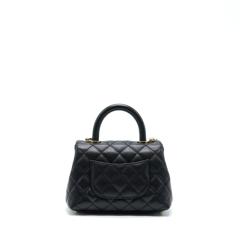 Chanel Mini Coco Handle Caviar Black LGHW