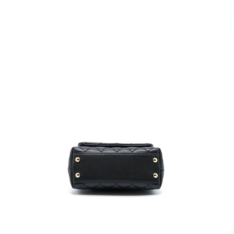 Chanel Mini Coco Handle Caviar Black LGHW