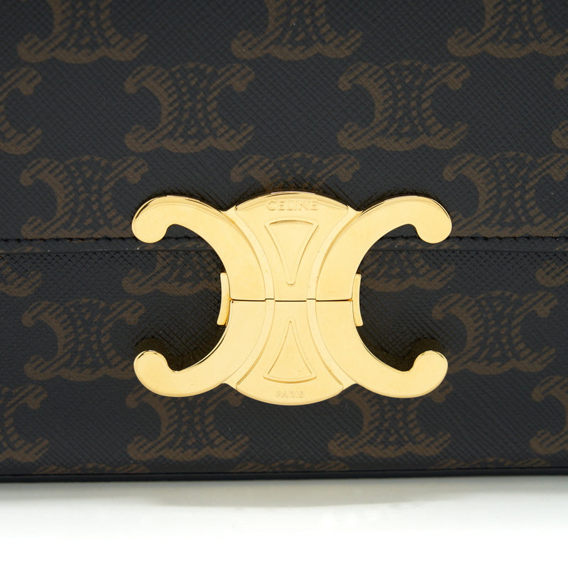 Celine Triomphe Shoulder Bag GHW