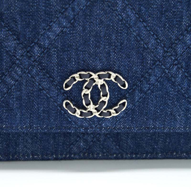 Chanel 22P Denim 19 Wallet On Chain Multicolour Hardware(Microchip)