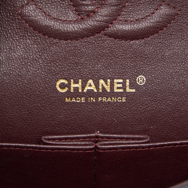 Chanel Classic Double Flap Bag Lambskin Medium Black GHW serial 19
