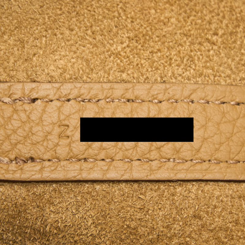 Hermes Picotin 18 Lock Bag Clemence 4B Biscuit GHW Stamp Z