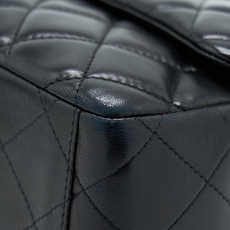 Chanel Maxi Classic Flap Bag Lambskin Black GHW