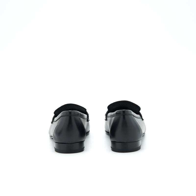 Hermes Size 37.5 Royal Loafer Black GHW