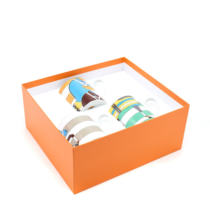 Hermes Rocabar Mug Set Multicolour