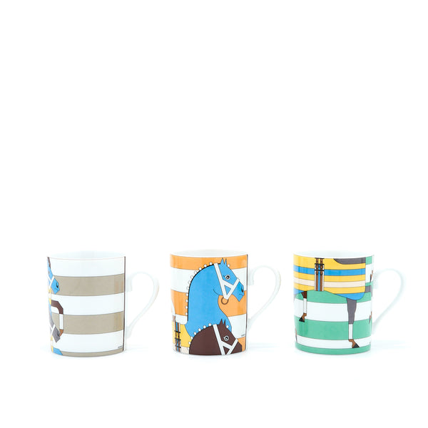 Hermes Rocabar Mug Set Multicolour